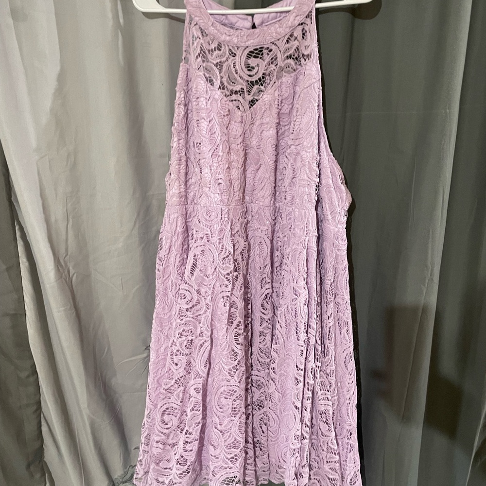 Torrid Light Purple Lace Dress